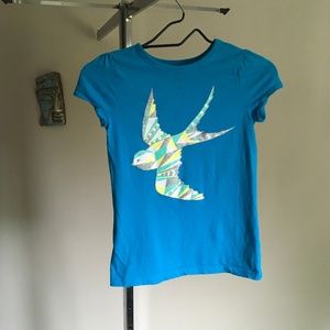 Girls Blue Crazy 8 Swallow Top